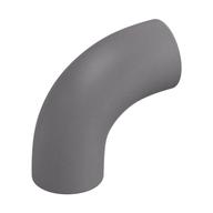 Brick Round 1 x 1 diameter Tube with 90 Degree Elbow (2 x 2 x 1) and Axle Holes (Crossholes) at each end (Flat Silver)