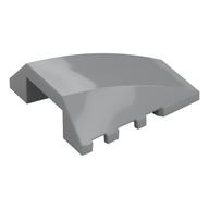 Brick Wedged, Curved 4 x 4 No Top Studs (Light Bluish Gray)