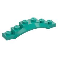 Wheel Arch, Mudguard, 1 1/2 x 6 x 1 [Arch Extended] (Dark Turquoise)