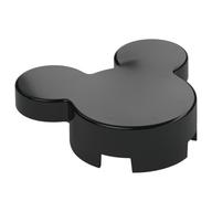 Tile Special Round 3 x 4 x 2/3 Mickey Mouse (Black)