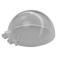 Windscreen 8 x 8 x 3 Dome with Dual 2 Fingers - 7 Teeth (Trans-Clear)