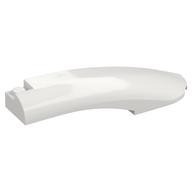 Brick Round, Curved 10 x 2 x 2 with Rounded End Right (White)