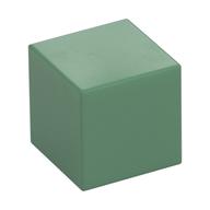 Minifig Head Special, Cube [Plain] (Sand Green)