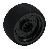 Wheel Rim 24 x 12 with Black Tyre (Black)