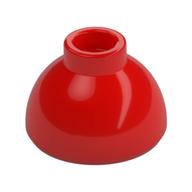 Brick Round 1.5 x 1.5 Dome Top [Plain] (Red)