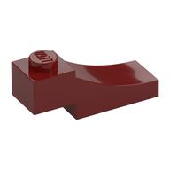 Brick Curved, 3 x 1 with 1/3 Inverted Cutout (Dark Red)