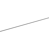 String, Thick 25cm (Black)