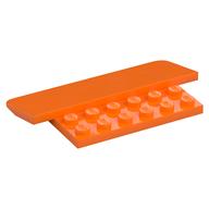 Brick Sloped 8 x 5 x 2/3 with 2 x 6 Studs (Orange)