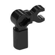 Bar Holder with Clip and 90° Angle (Mechanical Leg) (Black)