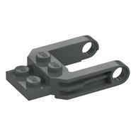 Wheel Fork with 2 x 2 Plate (Dark Bluish Gray)