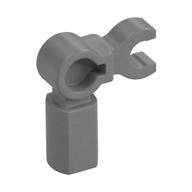 Bar Holder with Clip and 90° Angle (Mechanical Leg) (Flat Silver)
