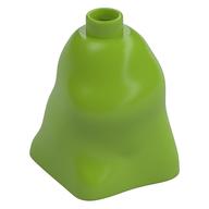 Duplo Brick 2 x 2 x 2 Bag Shaped [Plain] (Lime)