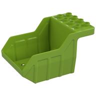 Duplo Dump Truck Container 5 x 8 x 3 1/2 with 2 x 8 Studs on Top (Lime)
