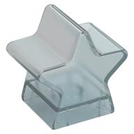 Duplo Brick Special 2 x 2 x 2, Star (Opal Trans-Clear)