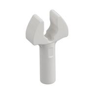 Bar 1L with Clip [Cut Edges and One Side Hole] [Gap in Clip] (White)