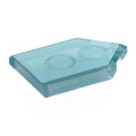 Tile Special 2 x 3 Pentagonal (Opal Trans-Light Blue)
