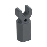 Bar Holder with Clip (Flat Silver)