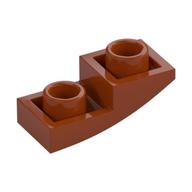 Brick Curved Inverted 2 x 1 (Dark Orange)