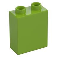 Duplo Brick 1 x 2 x 2 with Bottom Tube (Lime)