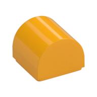 Brick Curved 1 x 1 x 2/3 Double Curved Top, No Studs (Bright Light Orange)