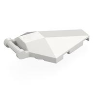 Windscreen 6 x 4 x 1 Hexagonal with Handle (White)