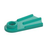 Minifig Footwear Flipper [Thick] (Dark Turquoise)