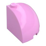 Brick Round Corner 3 x 3 x 2 Dome Top (Bright Pink)