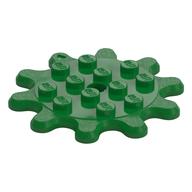 Plate Special 4 x 4 Splat Gear, 10 Teeth (Green)