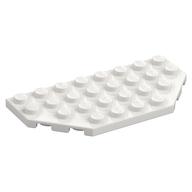 Wedge Plate 4 x 8 Cut Corners (White)