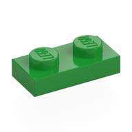 Plate 1 x 2 (Bright Green)