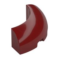 Brick Round Corner 3 x 3 x 1 No Studs (Dark Red)