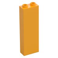 Brick 1 x 2 x 5 with Hollow Studs (Bright Light Orange)
