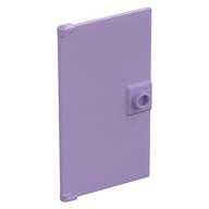 Door 1 x 4 x 6 Smooth with Chamfered Handle Plinth (Lavender)