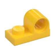 Plate Special 1 x 2 with Pin Hole on Top (Yellow)