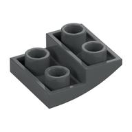Brick Curved Inverted 2 x 2 x 2/3 (Dark Bluish Gray)