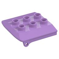 Duplo Backhoe / Train Cabin Roof (Medium Lavender)