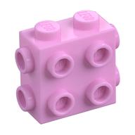 Brick Special 1 x 2 x 1 2/3 with 8 Studs on 3 Sides (Bright Pink)