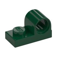 Plate Special 1 x 2 with Pin Hole on Top (Dark Green)