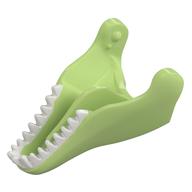Animal Body Part, Dinosaur, Tyrannosaurus Rex Lower Jaw with White Teeth Print (Yellowish Green)