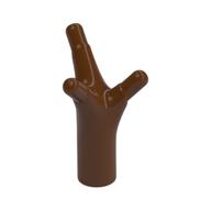 Bar 1L / Stem with 3 Sprouts/Prongs (Reddish Brown)