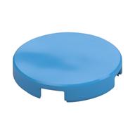 Tile Round 2 x 2 with Bottom Stud Holder (Dark Azure)