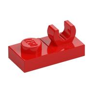 Plate Special 1 x 2, Top Clip [Open O] (Red)