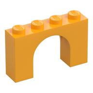 Brick Arch 1 x 4 x 2 (Bright Light Orange)