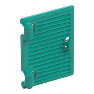 Window 1 x 2 x 3 Shutter with Hinges and Handle (Dark Turquoise)
