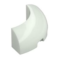 Brick Round Corner 3 x 3 x 1 No Studs (Glow in Dark White)