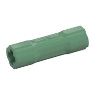 Technic Driving Ring Connector Smooth [2 rounded and 2 flat side walls] (Sand Green)