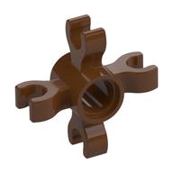 Technic Pin Connector Round with 4 Clips (Reddish Brown)