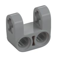 Technic Axle and Pin Connector Perpendicular Double Split [Reinforced] (Light Bluish Gray)
