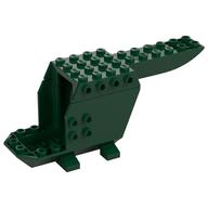 Helicopter Body 4 x 14 x 5 (Dark Green)