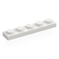 Plate 1 x 5 (White)